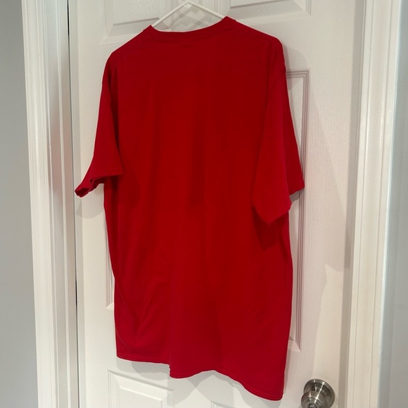 "Who's Your Craw Daddy" Port & Company Men Red Graphic T-Shirt 2XL Novelty GIft - Picture 6 of 8